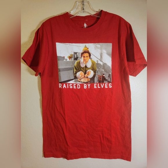 Elf Holiday Unisex Tshirt Med - Picture 1 of 5